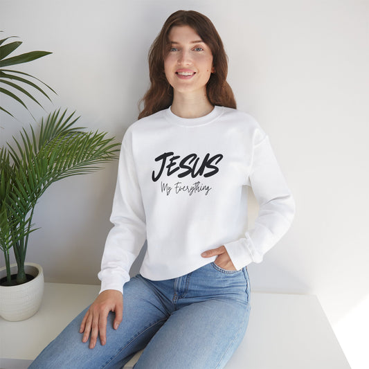 Jesus My Everything - Unisex Heavy Blendâ„¢ Crewneck Sweatshirt