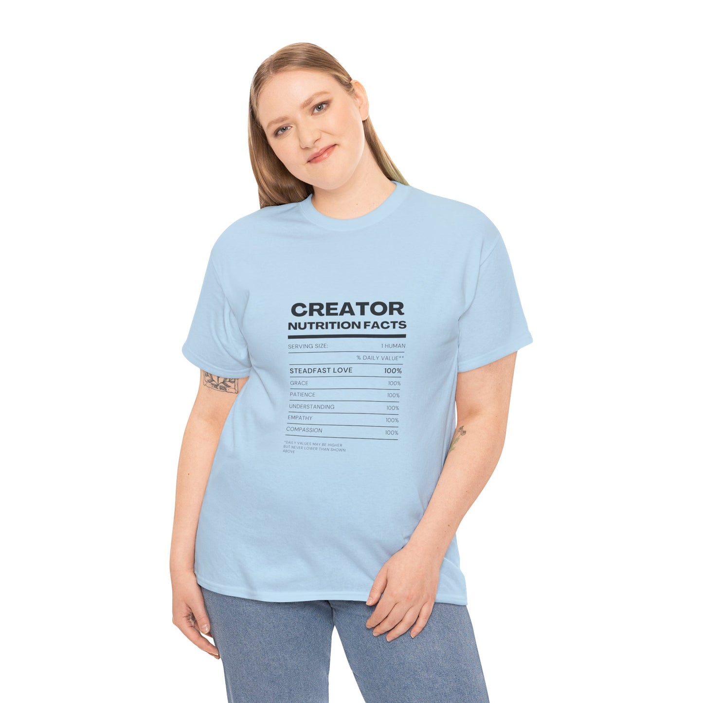 Creator Nutrition Facts - Unisex Cotton Tee