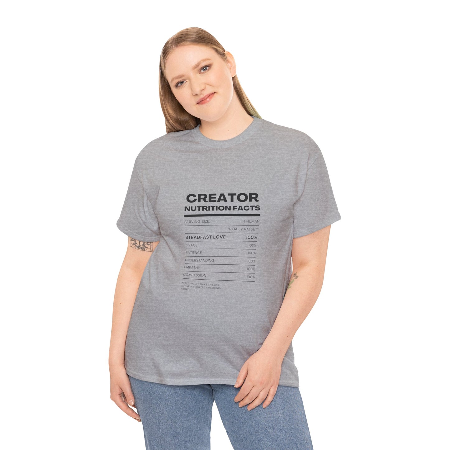 Creator Nutrition Facts - Unisex Cotton Tee