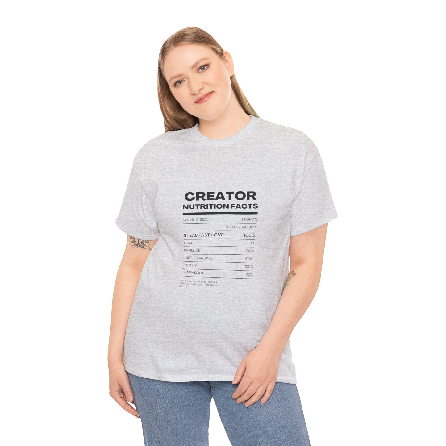 Creator Nutrition Facts - Unisex Cotton Tee