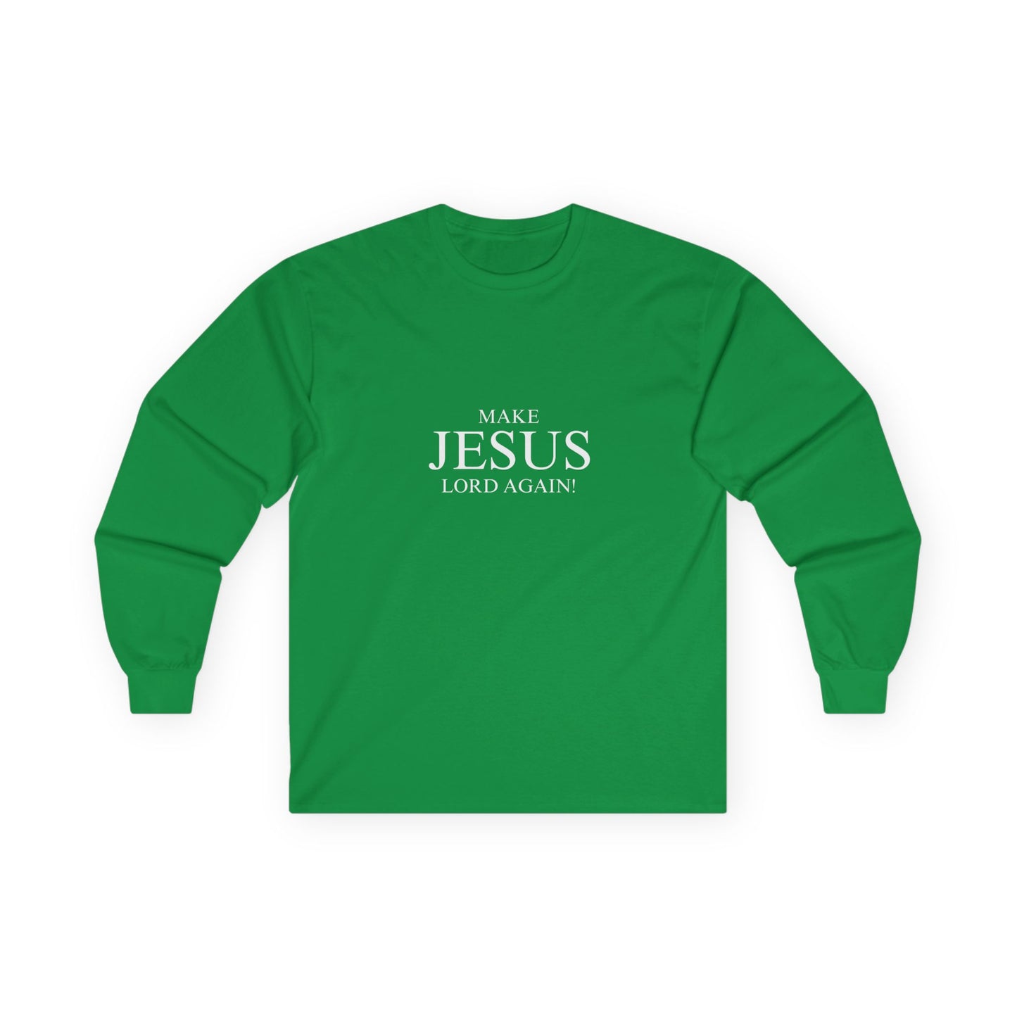 Make Jesus Great - Unisex Cotton Long Sleeve Tee