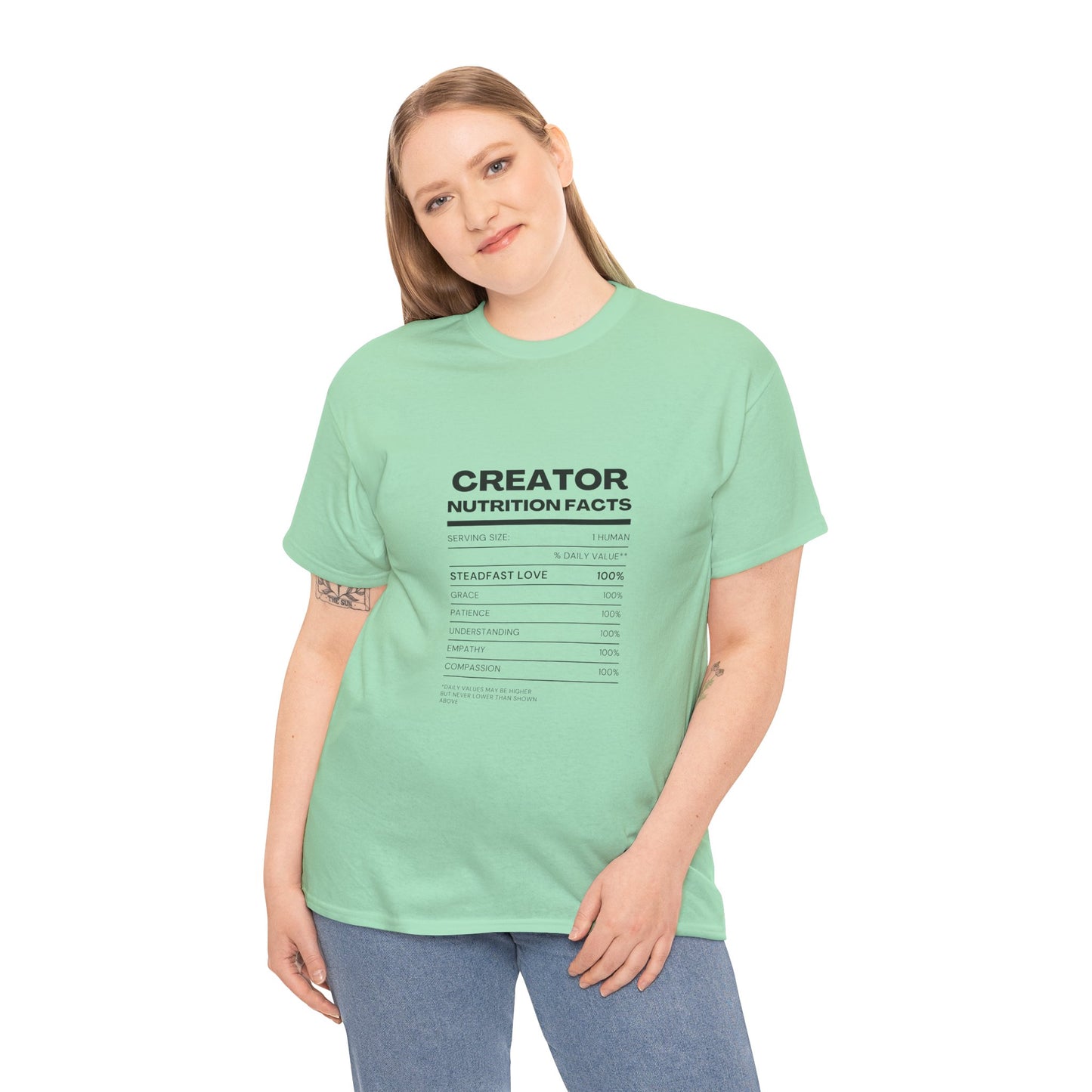 Creator Nutrition Facts - Unisex Cotton Tee