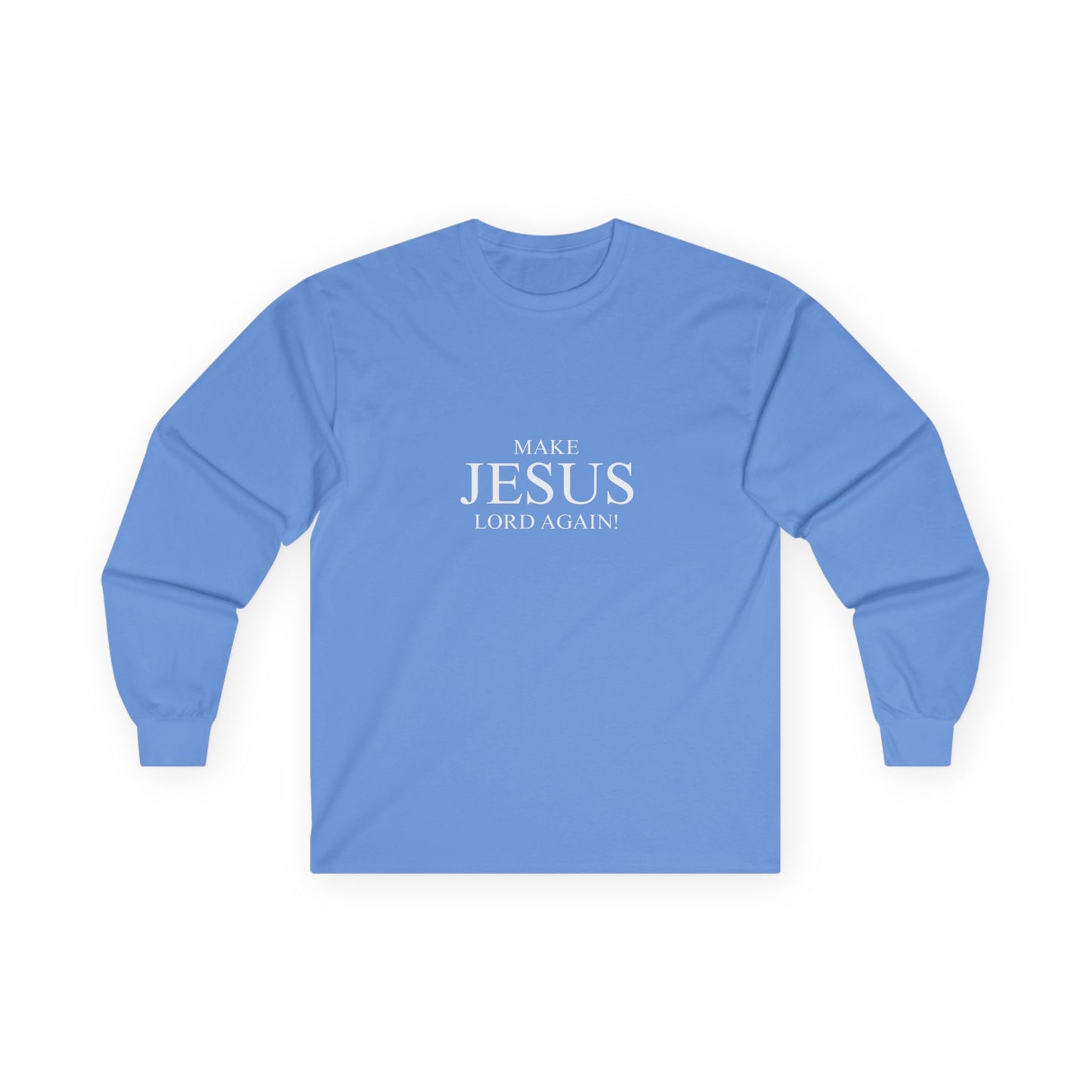 Make Jesus Great - Unisex Cotton Long Sleeve Tee