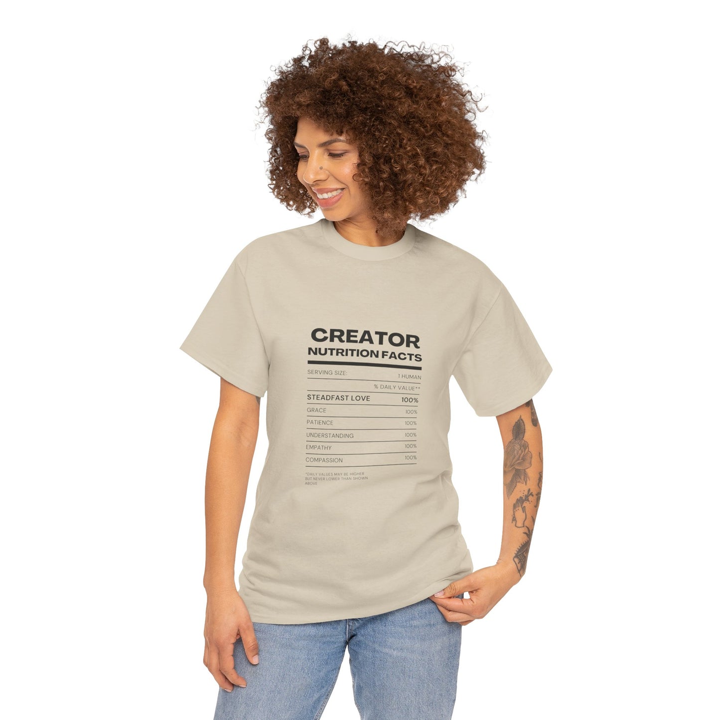 Creator Nutrition Facts - Unisex Cotton Tee