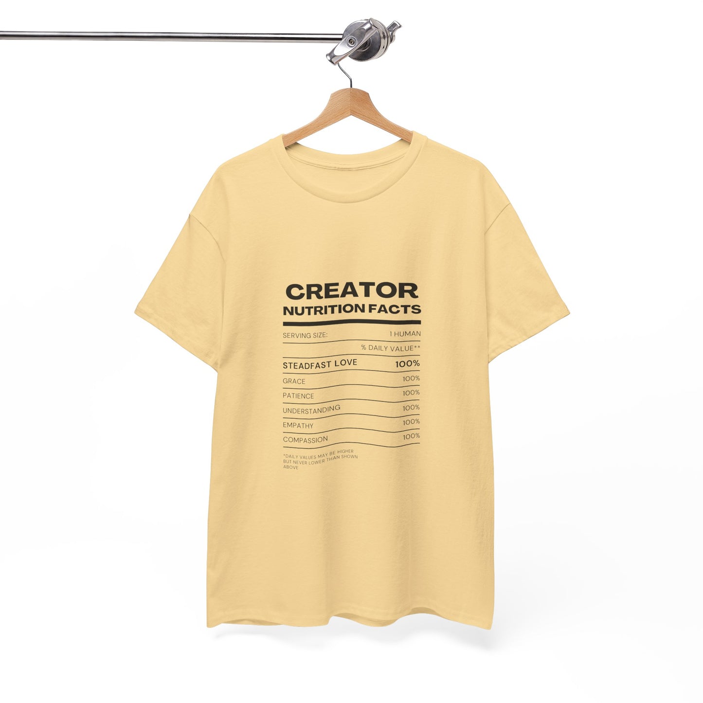 Creator Nutrition Facts - Unisex Cotton Tee