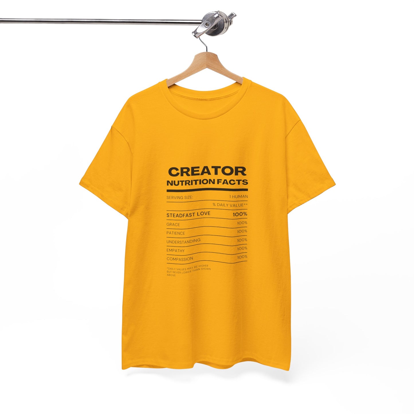 Creator Nutrition Facts - Unisex Cotton Tee