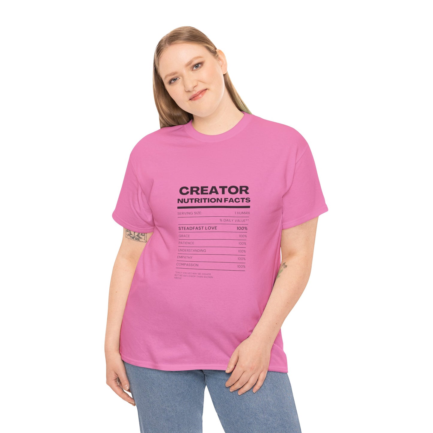 Creator Nutrition Facts - Unisex Cotton Tee