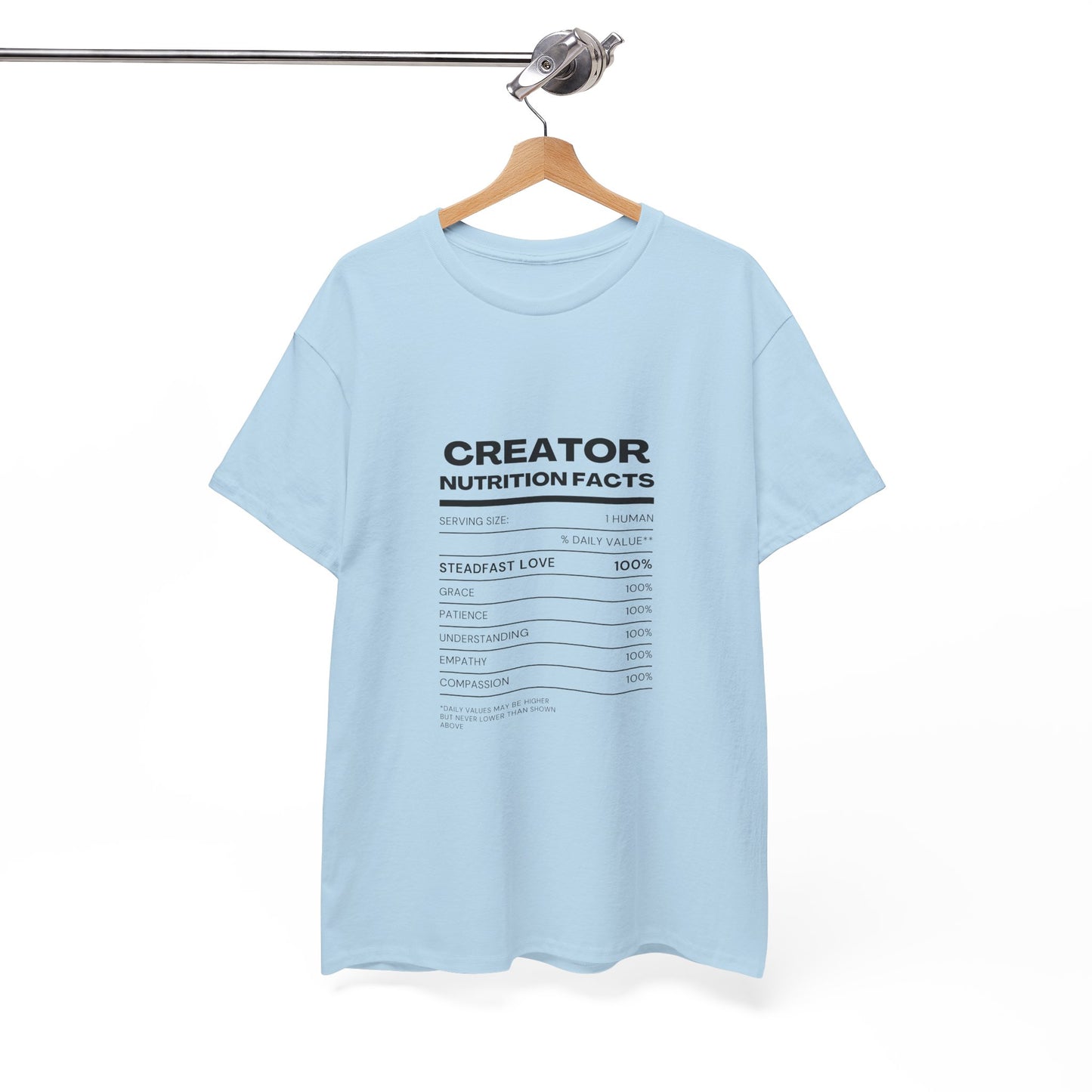 Creator Nutrition Facts - Unisex Cotton Tee