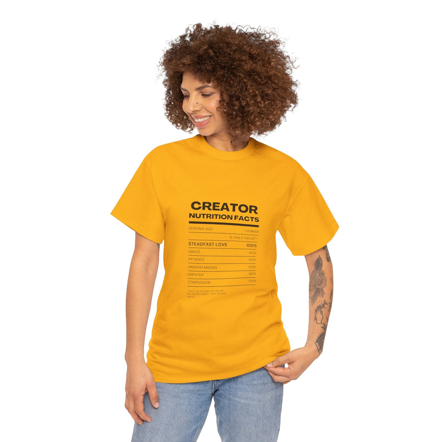 Creator Nutrition Facts - Unisex Cotton Tee