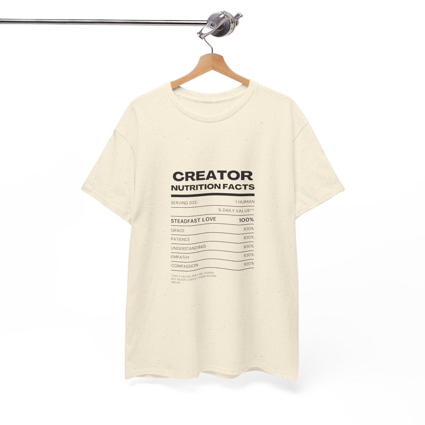 Creator Nutrition Facts - Unisex Cotton Tee